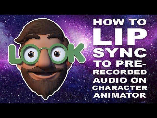 Adobe Character Animator Tutorial  Pre recorded audio lip sync
