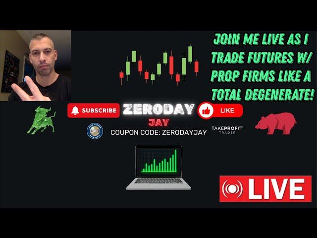 LIVE Power Hour Degenerate Prop Firm Trading (Haven't Blown Any Accounts...YET)