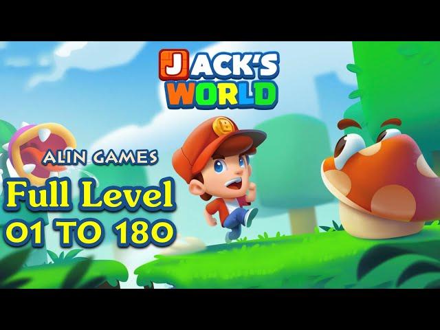 Alin | Jack’s World | Full Game | Level 01-180 | All Stars ⭐⭐⭐