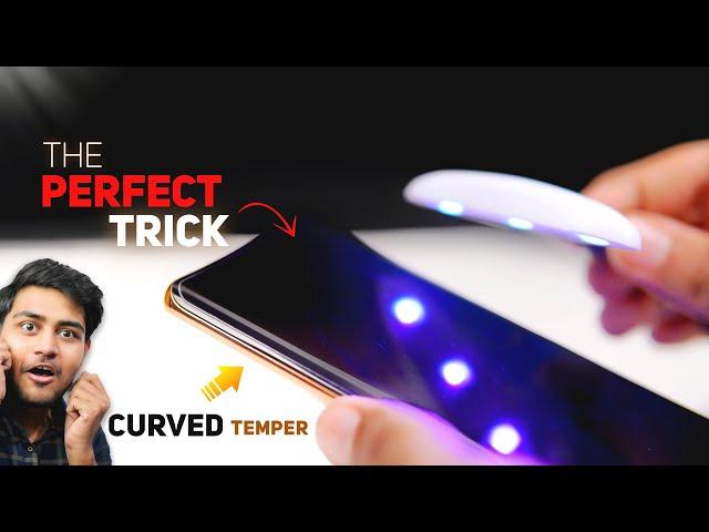 I applied UV Tempered Glass...THE BEST WAY " Curved Tempered Glass Screen Protector "