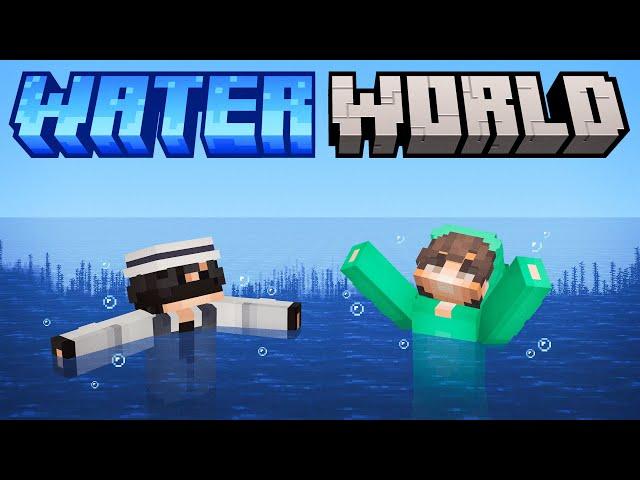 Minecraft but the WORLD is WATER