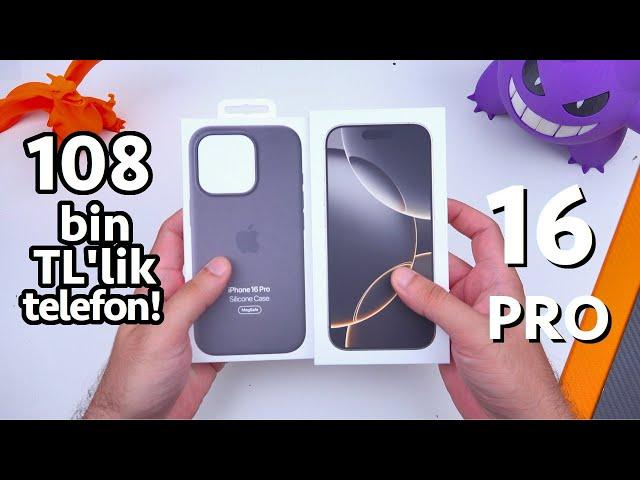 108 bin TL'lik iPhone 16 Pro'nun kutusunu açtık!