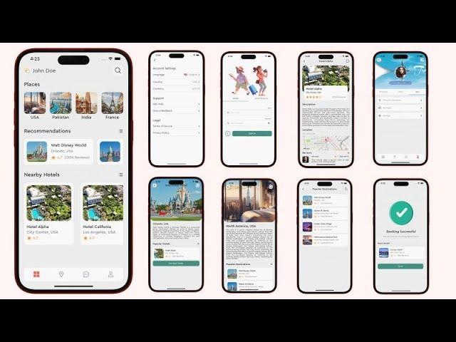 React Native Tutorial | Beginners Full Course | Travel App 2023