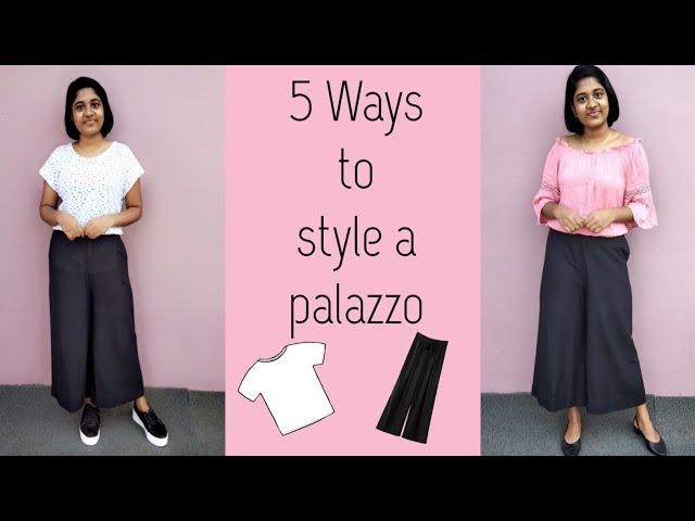 5 Ways to style a palazzo || Sandra Sarosh