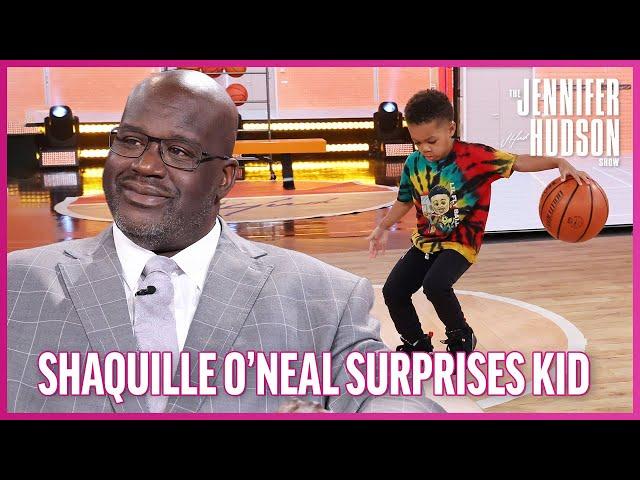 Shaquille O’Neal Helps a 4-Year-Old Basketball Prodigy Get a Slam Dunk | ‘The Jennifer Hudson Show’