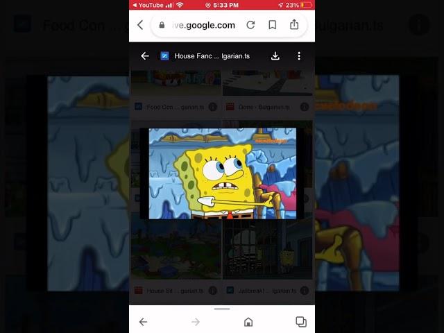 Spongebob - Squidward’s Toenail Gets Ripped Out (Bulgarian,Nickelodeon)