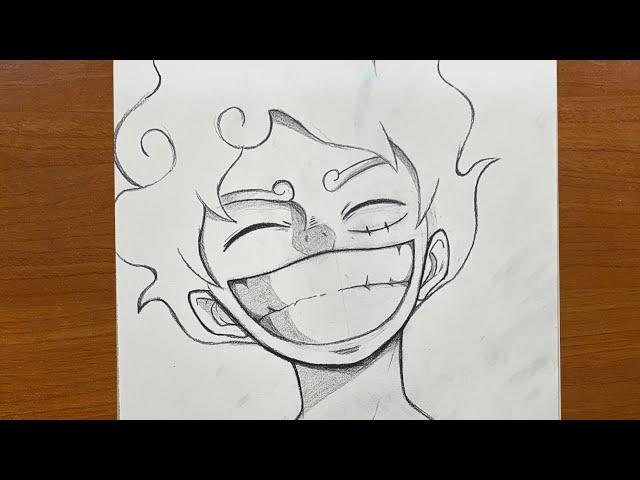 How to draw Gear 5 luffy ( joy boy ) | step-by-step