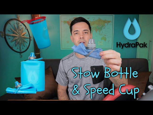 HydraPak Stow & SpeedCup (BEST TRAVEL WATER BOTTLE!)