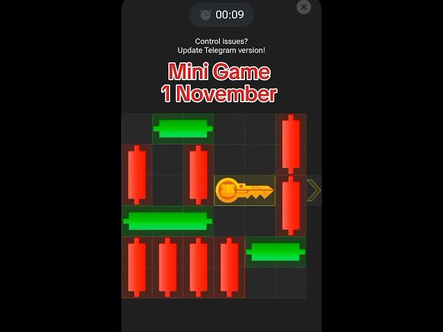 Mini Game today 1 November Hamster Kombat How To Solve Mini Game Puzzle in Hamster Kombat () SOLVED