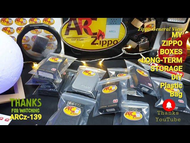 ARC Zippo ~ Zippo boxes for long-term storage inside a plastic bag | General Views | ARCz-139