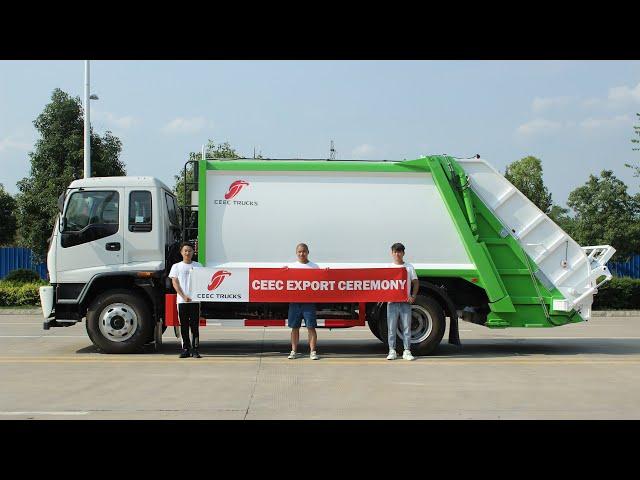 China professional garbage compactor truck manufacturer-CEEC TRUCKS