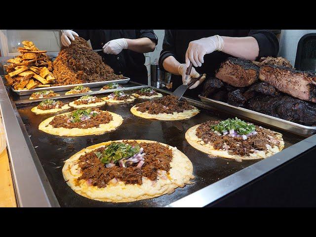 American style Birria Taco! smoke barbecue - korean barbecue shop