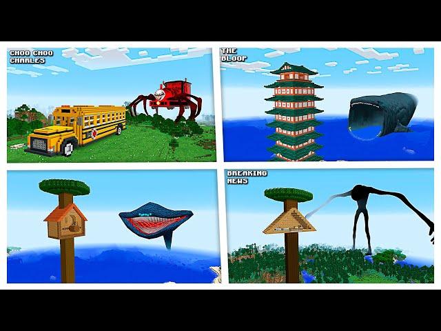 BEST SURVIVAL FROM SHIN COMPILATION Part 9 in Minecraft! Gameplay! Coffin Meme!