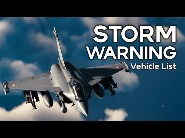 "Storm Warning" Update Teaser Vehicles