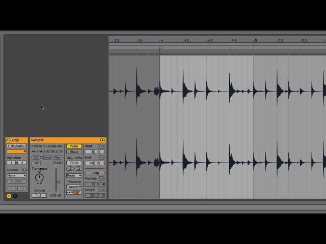 Drum loops with acoustic drums