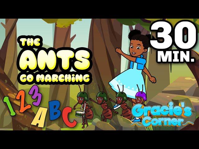 The Ants Go Marching + More Kids Songs and Nursery Rhymes | Gracie's Corner Compilation