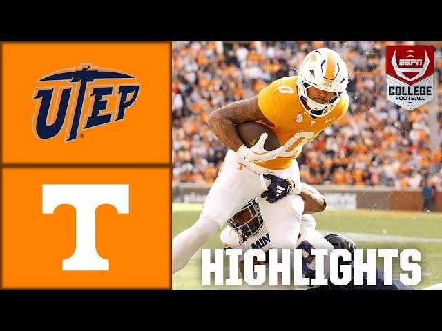 UTEP Miners vs. Tennessee Volunteers | Full Game Highlights | ESPN College Football