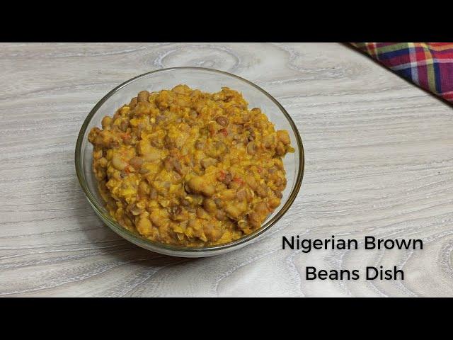 How to cook Nigerian Beans with Palm Oil | Ewa Riro | How To Make Beans