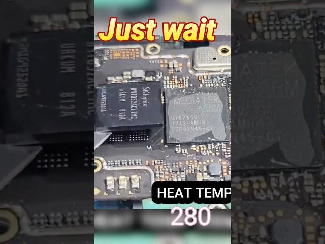 Emmc& Cpu Remove #emmcreballing #shorts   #smartphone