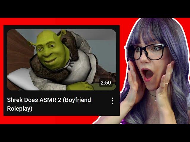 Sssnoozerwolf Films a REACT to UNHINGED ASMR Video