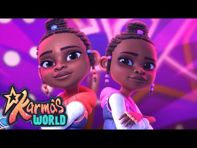 Jayla & Tayla's Challenge Videos are FIRE!  Season 2 | Karma's World | Netflix