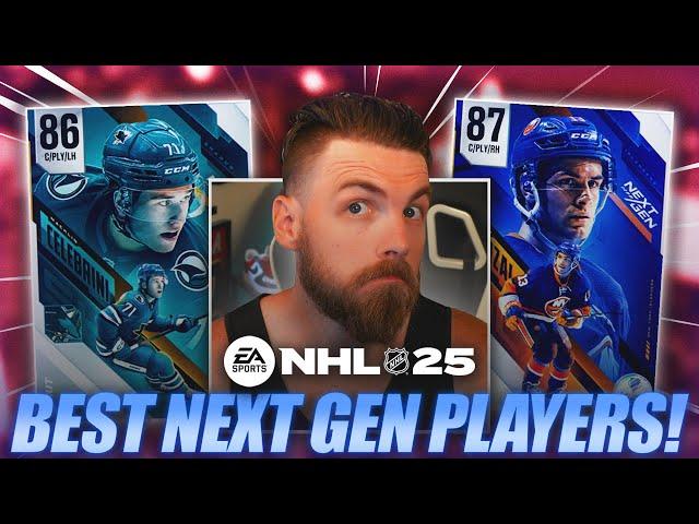 THE BEST NEXT GEN PLAYERS IN NHL 25!