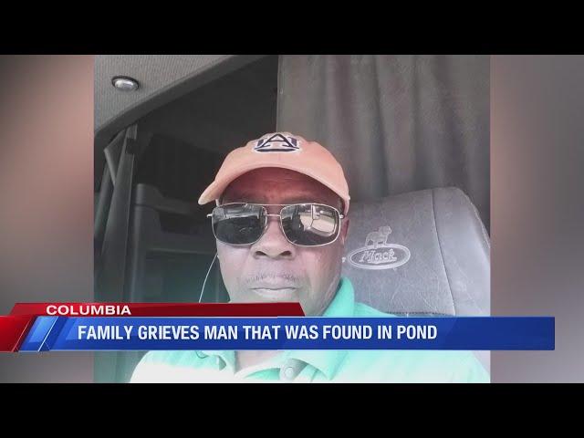 family grieves man that was found in a pond