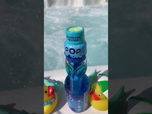 I Tried Marble Pop Blueberry Ramune And Here How It Tastes #shorts #viral #soda #japan #ramune