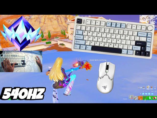 Aula F75 ASMR Unreal Ranked  Satisfying Keyboard Fortnite 540 FPS Smooth 4K