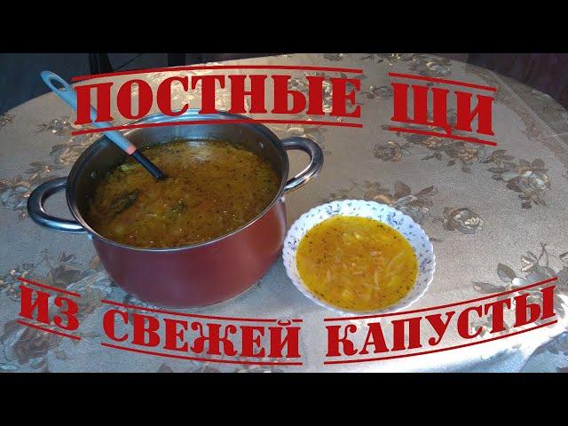 Как приготовить постные щи из свежей капусты наваристыми и очень вкусными