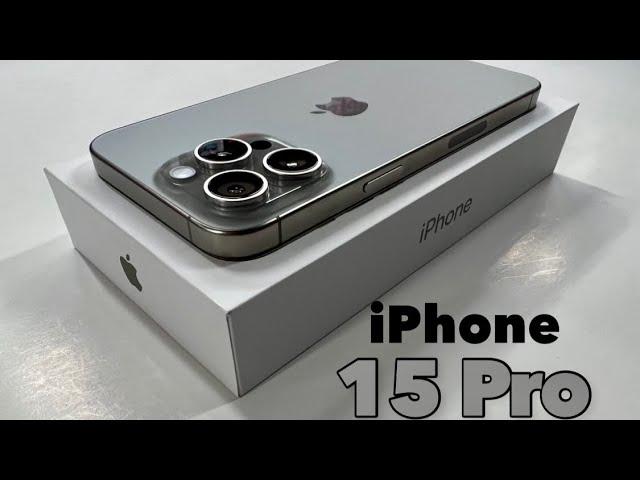 iPhone 15 Pro Natural Titanium - Unboxing Hands-On First Look