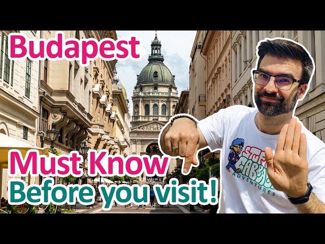 BUDAPEST: 15 Things you MUST KNOW before visiting! | Hungary Travel Guide