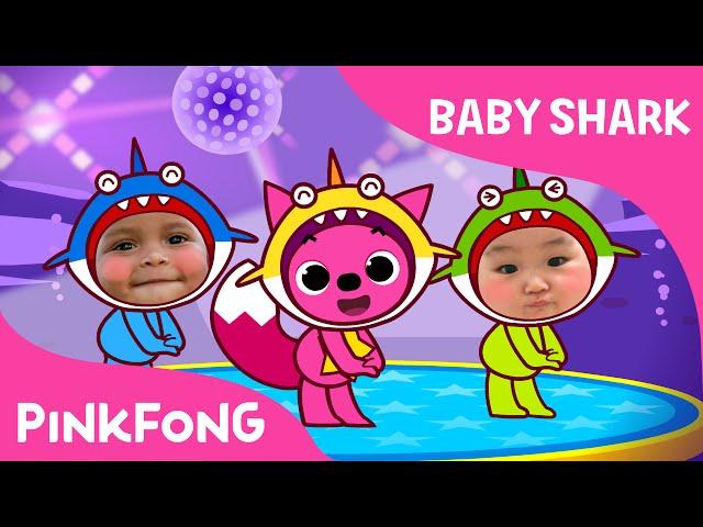 Baby Shark Dance With Kids Wearing Shark Costumes! | Animal Songs | PINKFONG Songs for Children