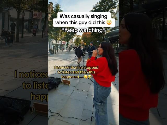 I was literally about to cry  #singer #busking #busker #singing #shortsvideo #shorts #kindness