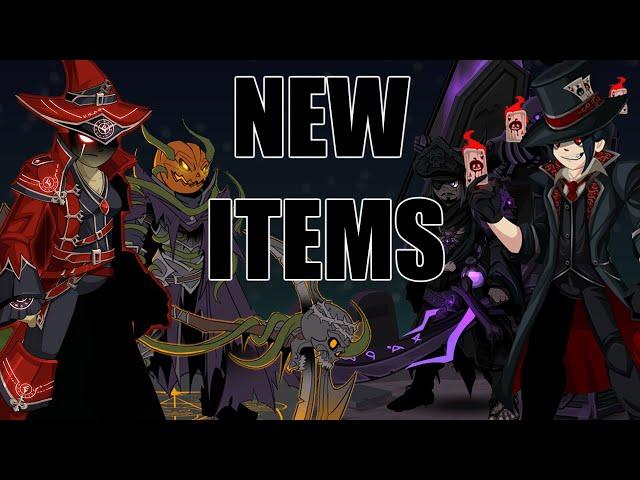 AQW New Blood Caster Set + Mirror Shadowflame Dragon Slayer | Mogloween 2024 Items!  + Teka Birthday