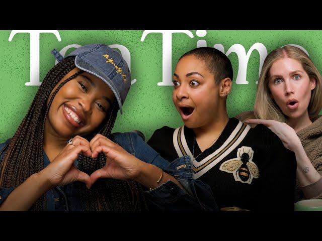 Dominique Fishback SPILLS TEA... |  Tea Time w/ Raven-Symoné & Miranda