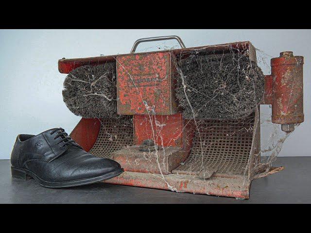 Restoration Shoe Polish Machine - Complete Process