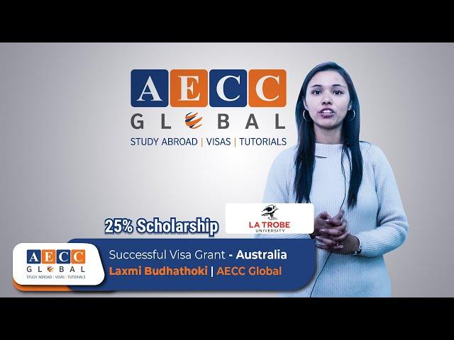 LAXMI BUDHATHOKI! SUCCESSFUL VISA GRANT WITH SCHOLARSHIP | AUSTRALIA