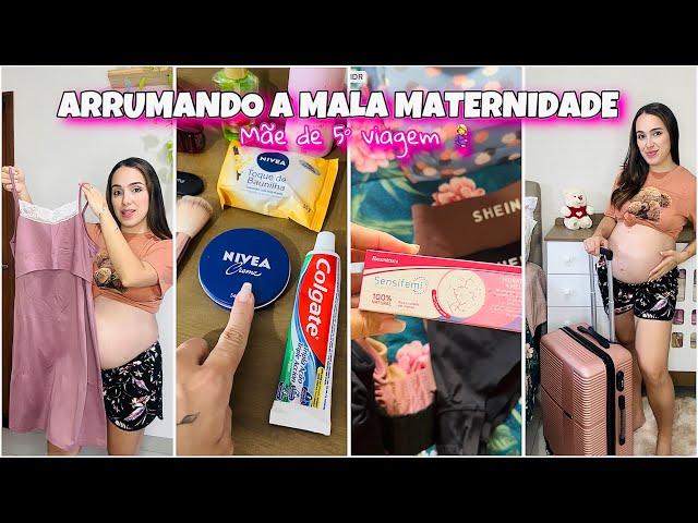 ARRUMANDO A MALA MATERNIDADE DA MAMÃE | CESÁRIA PELO SUS