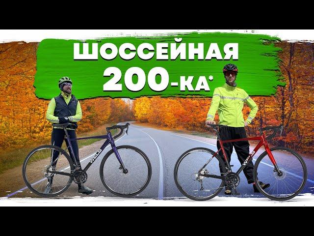 шоссейные, почти, 200 км на WELS HOTLINE