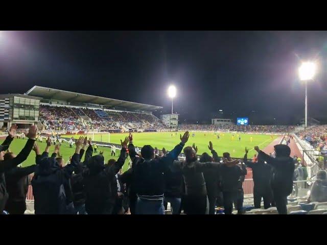 Romanian Ultras in Pristina: "Kosovo is Serbia" 16 june 2023                    Kosovo- Romania 0- 0