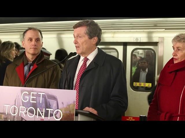 Tory Slams Wynne for Underfunding Subways