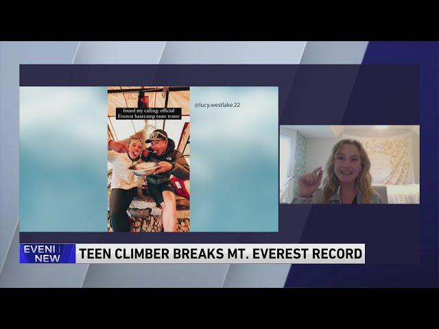 Teen climber breaks Mt Everest record