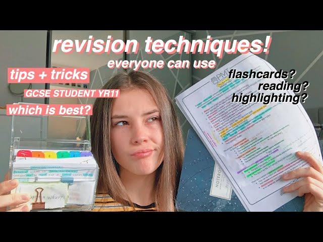 How to revise for exams effectively | 10 Revision techniques that actually work!