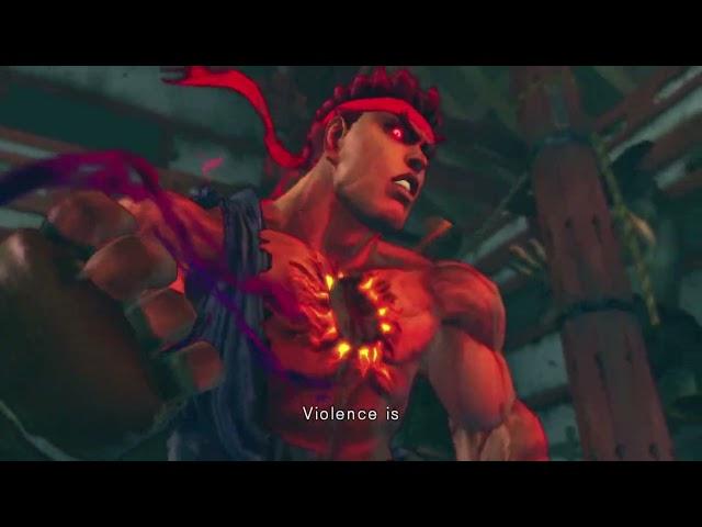 Super Street Fighter IV Arcade Edition - Evil Ryu (Intro & Win Poses)