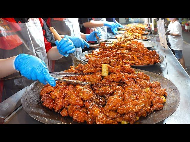 Perfect! No.1 Sweet and Sour Chicken that sells 22,000 lb a month! / Fried chicken/KoreanStreetFood