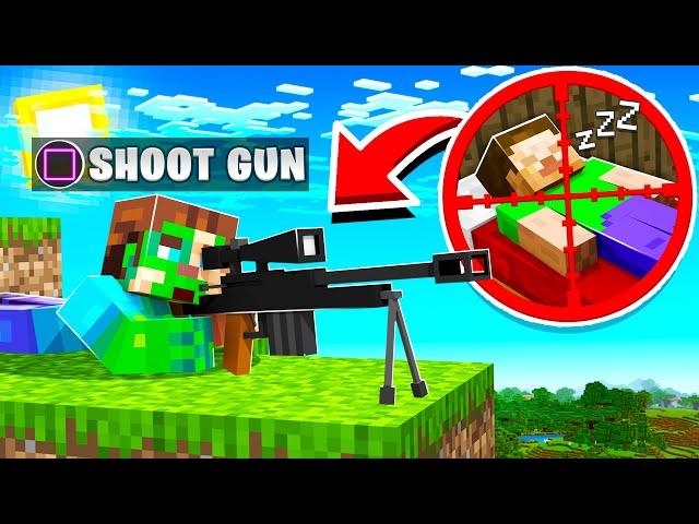 MINECRAFT Added in NEW GUNS! (insane)