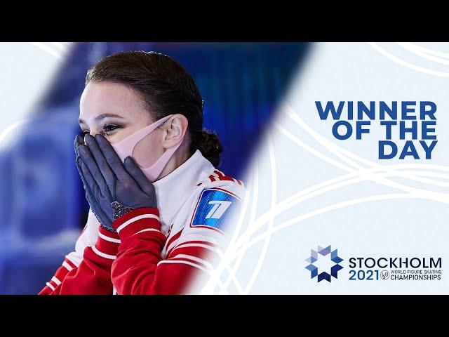 Winner of the Day | Anna Shcherbakova (FSR) | Ladies Free Skating | ISU #WorldFigure Championships