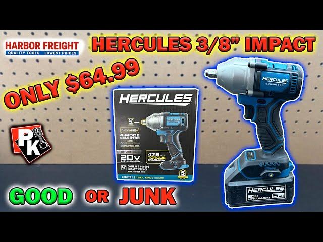 HARBOR FREIGHT HERCULES 3/8" IMPACT / GOOD OR JUNK #harborfreight #toolreviews #tools #toolboxtour