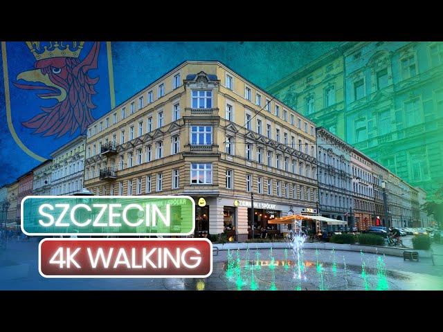 Szczecin, Poland 4K - 2024 Walking Tour